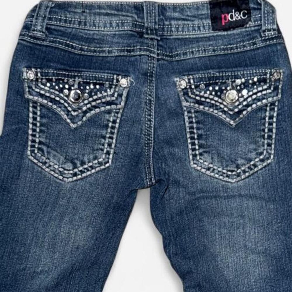 PD&C Girl's Blue and Navy Jeans